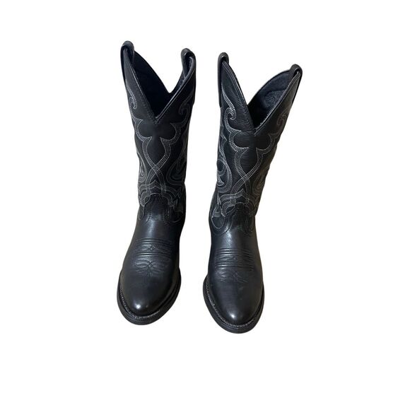 Laredo Shoes - Laredo Women’s Black Western Cowboy Boots – Size 6.5 M